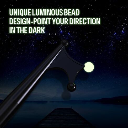 خطافات قارب تلسكوبية من KOMCLUB، قضيب خطاف دفع قابل للتعديل مع خرزات مضيئة، قضيب تلسكوبي TPR، مقبض غير قابل للانزلاق، ملحقات القوارب، جهاز القارب in Kuwait