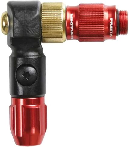 رأس صمام الدراجة LEZYNE ABS-1 Pro Chuck، متوافق مع Presta & Schrader، أداء عالٍ، صمام الدراجة in Saudi Arabia