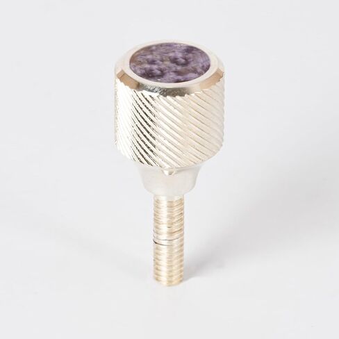 Saxophone Neck Screws Heavy 157 by KGU Music for alto, tenor, soprano, baritone sax for Selmer,Yanagisawa,Jupiter,Couesnon (998 Silver Brushed, Charoite) in Saudi Arabia