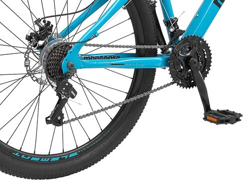 دراجة جبلية Mongoose Grafton للبالغين، ذات ذيل صلب، مجموعة دفع 21 سرعة، إطار من الألومنيوم مقاس 17 بوصة، عجلات مقاس 26-27.5 بوصة in Kuwait