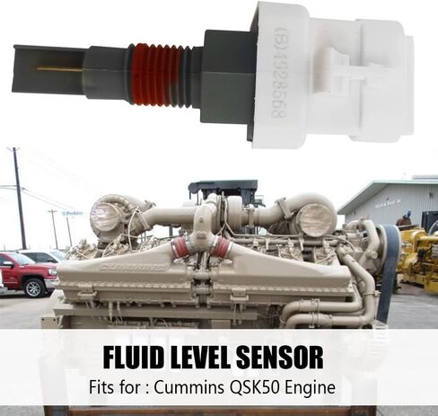 مستشعر مستوى السائل ONUNIQ 2872769 المتوافق مع محرك Cummins QSK50 يستبدل 2872768 4928568 CUM2872769 CUM2872768 CUM4928568 0200-GG3-008 in Kuwait