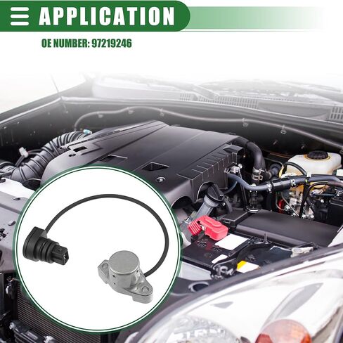 مستشعر مستوى زيت السيارة Motoforti، وحدة إرسال زيت المحرك، لسيارة شيفروليه إكسبريس 2500 2006-2016، بلاستيك معدني، 97219246، لون أسود فضي in Kuwait