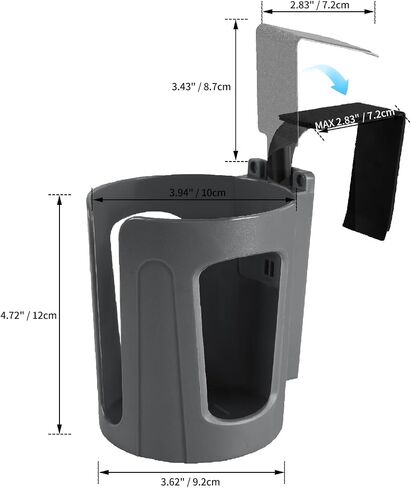 Large Car Door Cup Holder, Vehicle Armrest Cup Holder, Drink Holder for Truck in Saudi Arabia
