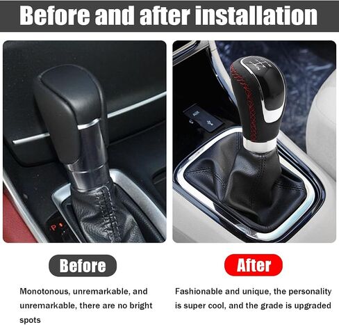 5 Speed Shift Knob, Weighted Manual Gear Shifter Knobs, Leather Gear Shifting Handle, Automotive Manual Universal Transmission, Interior Automatic Replacement Parts (Black) in Saudi Arabia