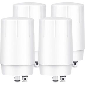 Faucets Filter Cartridge BPA Free, Replacement for Brita® Faucet Filter - (white (4Pack))