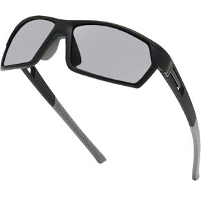 Wrap Around Photochromic full lens Reading Glasses for Mens Square safety Sports Transition Sunglasses Readers