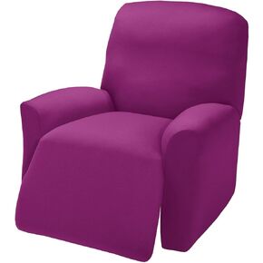 Madison Jersey Slipcover, Large Recliner, Purple