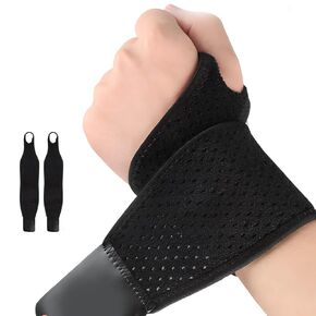 Wrist Brace Carpal Tunnel for Man and Woman,Wrist Support Adjustable for Fitness,Weightlifting,Sports Protectin(2 PCS)