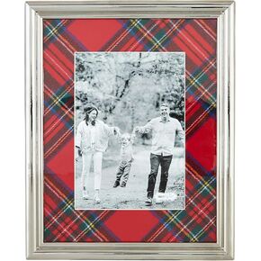 Mud Pie Metal Tartan Frame; 5x7