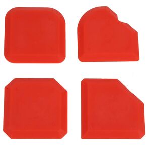 4 Pcs Caulking Wedges, Caulking Tool Kit Silicone Remover Applicator Cleaner Tool Kit for Kitchen Bathroom Floor Window Sealant Sealing Sink Joint, Reuse and Replace