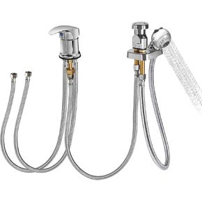 Salon Shampoo Bowl Faucet, Feidyns Shampoo Bowl Vacuum Breaker Kit Salon Sink Parts, Shampoo Sink Parts Shampoo Sprayer with Side Control Button