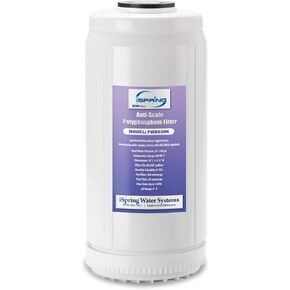 iSpring FWDS80K Anti-Scale Water Filter Replacement Cartridges, 10" x 4.5", white