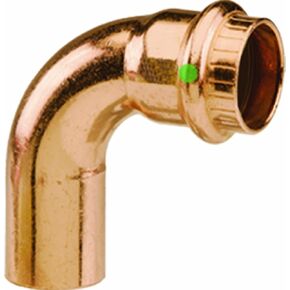 Viega 77347 ProPress Zero Lead Copper 90-Degree Elbow with 1/2-Inch FTG x P, 10-Pack