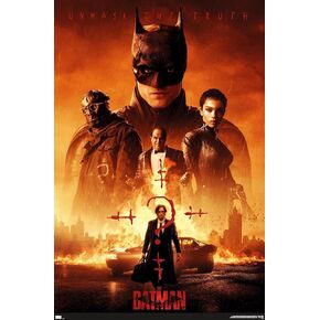 Trends International DC Comics Movie The Batman - One Sheet Wall Poster, 22.375" x 34", Unframed Version