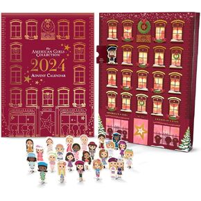 The American Girls Collection 2024 Advent Calendar, Christmas Holiday Countdown Gift Set with 24 Pieces, For Ages 8+