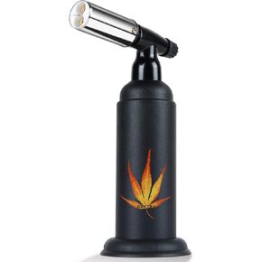 Big Butane Torch, Zoocura Refillable Industrial Butane Torch Adjustable Double Flames Blow Torch with Child Safety Lock Multipurpose for Soldering Baking Welding DIY Crafts (Butane Gas Not Included)