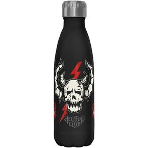 Netflix Stranger Things Hellfire Lightning 17 oz Stainless Steel Bottle, Multicolor