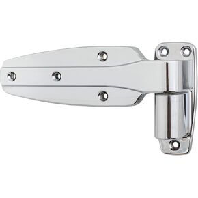 Kason 1245 Reversible Cam-Rise Hinge, 1-7/8 Inch Offset, Polished Chrome Finish, 11245000080