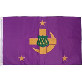 Desert Cactus Lambda Chi Alpha Flags Offical Banners LXA LCA Fraternity Chapter 100% Nylon Indoor Outdoor 3x5 (Embroidered Chapter)