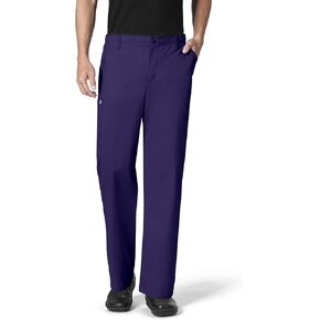 WonderWink Men's Cargo Pant, grape, Medium