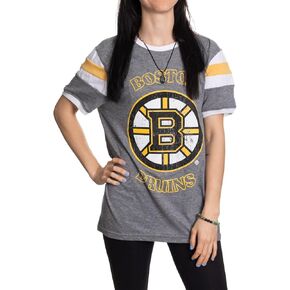 Calhoun NHL Ladies Loose Fit Varsity Style Retro Lounge T-Shirt