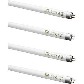 13w / 21 inch Soft White 3500K Tubes - F13T5/D Fluorescent Tube Lamps 21''- CFL Bulbs - G5 2-Pin Base Fittings - T5 High Efficiency Lamps (4-Pack)
