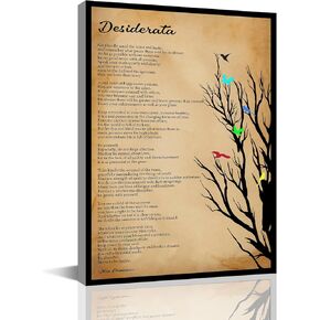 Canvas Wall Art The Dash Poetry Poster Poem Quote Poster Canvas Painting Canvas Wall Print Art Picture Print Modern Family Decor Posters Home Living Room Bedroom Bathroom Office Decor(8x12inch)Framed