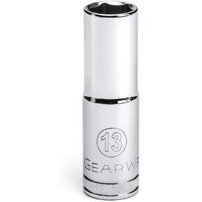 GEARWRENCH 3/8" Drive 6 Pt. Deep Socket, 13mm - 80395