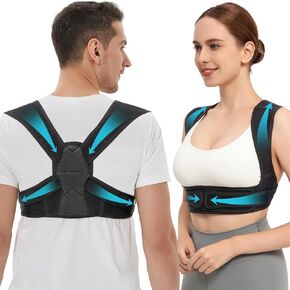 Posture Corrector for Women Back Support: Upper Back Support Shoulder Straightener - Spine Collection For Straighten Body(S/M)