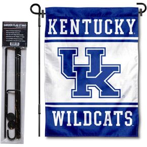 College Flags & Banners Co. Kentucky Wildcats Garden Flag with Stand Holder
