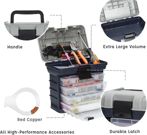 Home & Marine & Automotive Electrical Tool Kit Set with DT Deutsch 2 3 4 6 8 12 Pin Grey Connector, Heat Shrink Wire Terminals, with Crimper Stripper Screwdriver Pin Socket Removal Tool in Saudi Arabia