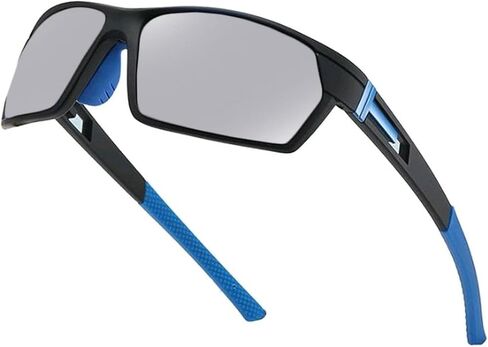 Wrap Around Photochromic full lens Reading Glasses for Mens Square safety Sports Transition Sunglasses Readers in Saudi Arabia