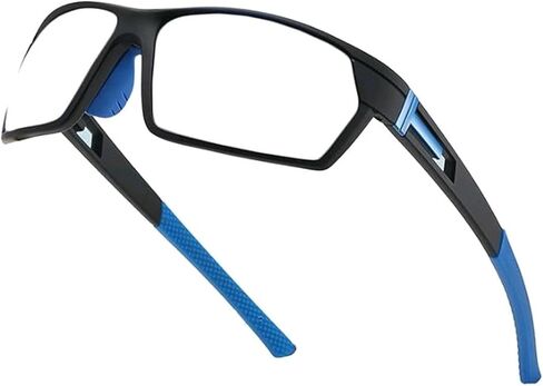 Wrap Around Photochromic full lens Reading Glasses for Mens Square safety Sports Transition Sunglasses Readers in Saudi Arabia