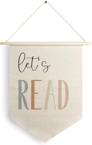 Qpenm Mental Health Sign Hanging Wall Canvas Banner, Boho Motivational Hanging Pennant Flag Prints, Positive Quote Home Wall Decor, Office Decorations for Work poster&prints in Kuwait