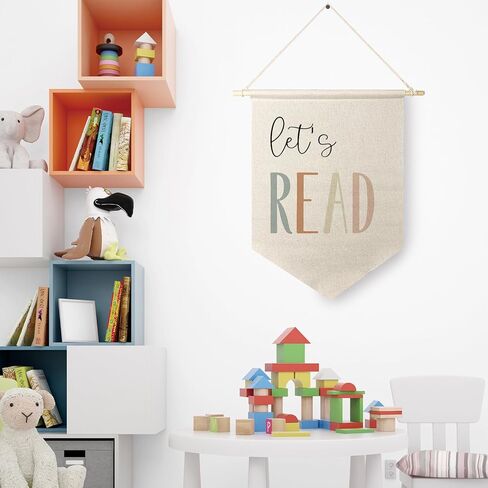 Qpenm Mental Health Sign Hanging Wall Canvas Banner, Boho Motivational Hanging Pennant Flag Prints, Positive Quote Home Wall Decor, Office Decorations for Work poster&prints in Kuwait