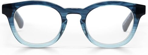 eyebobs - Waylaid (Wide) | Premium Reading Glasses for Men and Women | Round Frame for Wide Faces | Available in 0.0x - 4.0x in Kuwait