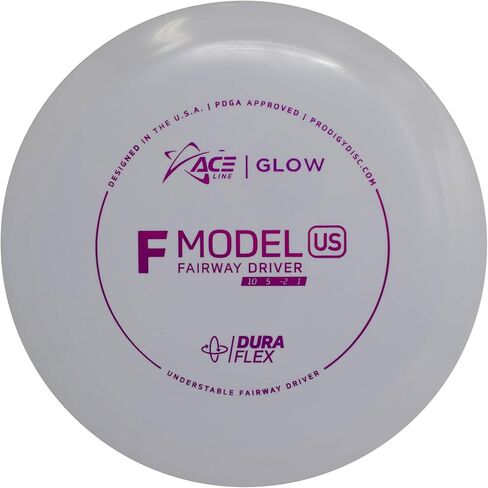 Ace Line Glow DuraFlex F Model US Fairway Driver Golf Disc [Colors May Vary] in Kuwait