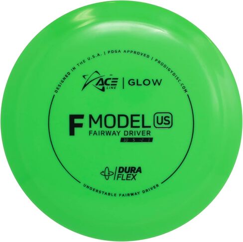 Ace Line Glow DuraFlex F Model US Fairway Driver Golf Disc [Colors May Vary] in Kuwait