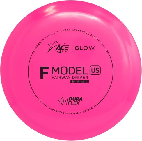 Ace Line Glow DuraFlex F Model US Fairway Driver Golf Disc [Colors May Vary] in Kuwait