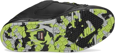 حذاء تزلج Sabre للرجال من Globe، أسود/ليموني، 14 in Kuwait