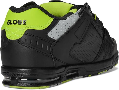 حذاء تزلج Sabre للرجال من Globe، أسود/ليموني، 14 in Kuwait