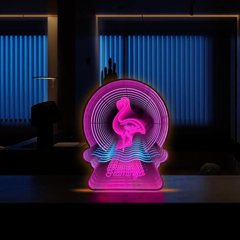 3D Infinity Mirror Light Tunnel Light LED Night Light Decoration Abyss Neon Modern Style Home Studio Decoration Cosmetic Mirror Gift Halloween Party Decoration Birthday (Cat) in Saudi Arabia