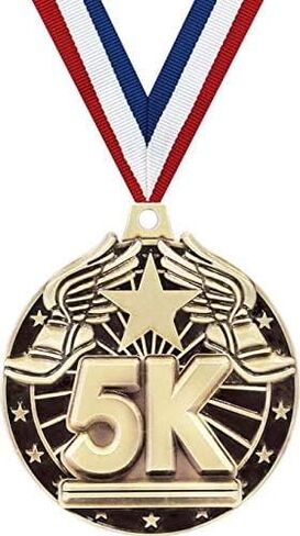 5K Medals, 2" Gold 5K Race Medal Award with Free Custom Engraving Prime in Saudi Arabia