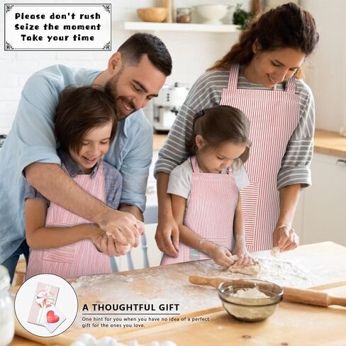 Kids Apron, Toddler Cotton Adjustable Bib Chef Apron with Pocket, For Children Age 2 to 5 years, Boys Girls in Saudi Arabia