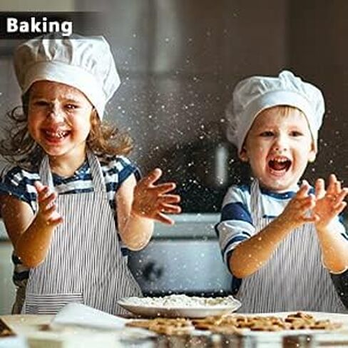 Kids Apron, Toddler Cotton Adjustable Bib Chef Apron with Pocket, For Children Age 2 to 5 years, Boys Girls in Saudi Arabia