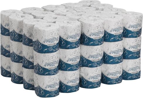 Georgia-Pacific Angel Soft Toilet Paper, 16880, Bulk Case of 80 Rolls, 450 Sheets Per Roll, Individually Wrapped, 2-Ply Soft and Strong Toilet Tissue in Saudi Arabia