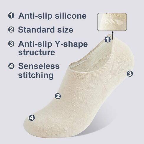 J-BOX Mens Athletic Quarter Socks,Cotton Ankle Socks for Men,Breathable Cushioned Socks 8/10 Pairs in Kuwait