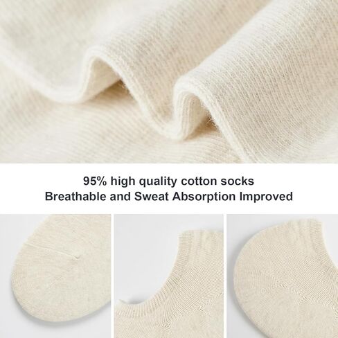 J-BOX Mens Athletic Quarter Socks,Cotton Ankle Socks for Men,Breathable Cushioned Socks 8/10 Pairs in Kuwait