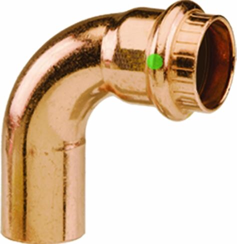 فيجا 77347 كوع ProPress Zero Lead Copper 90 درجة مع 1/2 بوصة FTG x P، 10 عبوات in Kuwait
