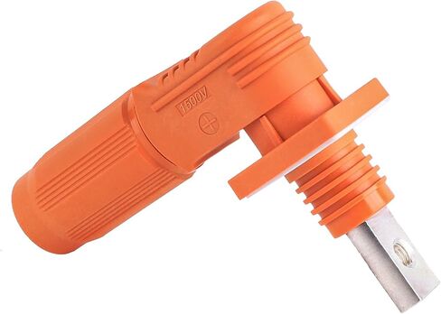 Battery Energy Storage Connector, Connectors High Current Quick Plug Terminal Flame Retardant IP67 Waterproof Elbow Power Terminal Right Angle Crimping Wiring 120A/200A (Positive Electrode) in Kuwait